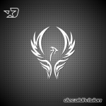 Phoenix Bird Sticker 2
